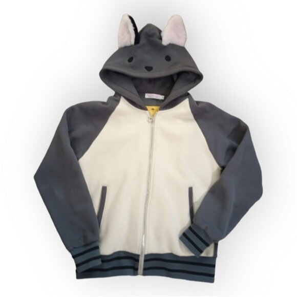 Studio Ghibli Style Hoodie with ears and removable back panel medium - Picture 7 of 7